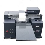 2018 UV led apaingarri inprimagailu a4 dtg kamiseta logo printing machine for sale WER-E1080T